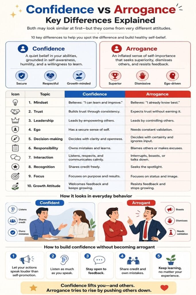 confidence-vs-arrogance-infographic